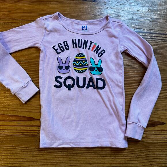 The Children's Place pink long sleeve spring Egg Hunting shirt SIZE 4T - Picture 1 of 4